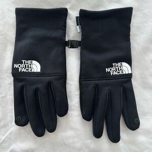 The North Face Black Logo Touchscreen Gloves